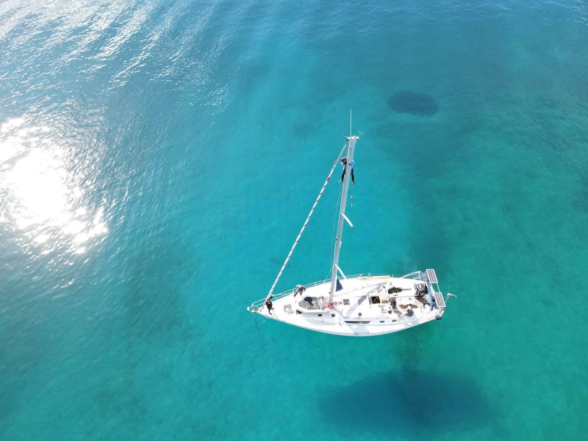 Anchored in a quiet cove